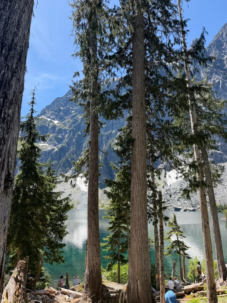 First peeks of Lake Serene
