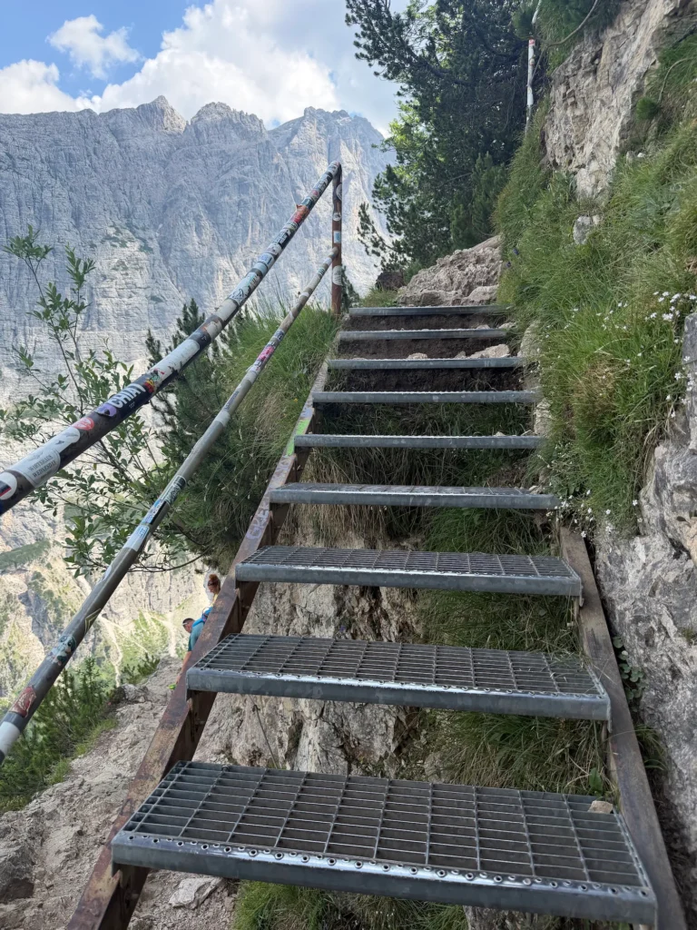 staircase on the trail